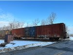 Giant rusty faded Conrail car 